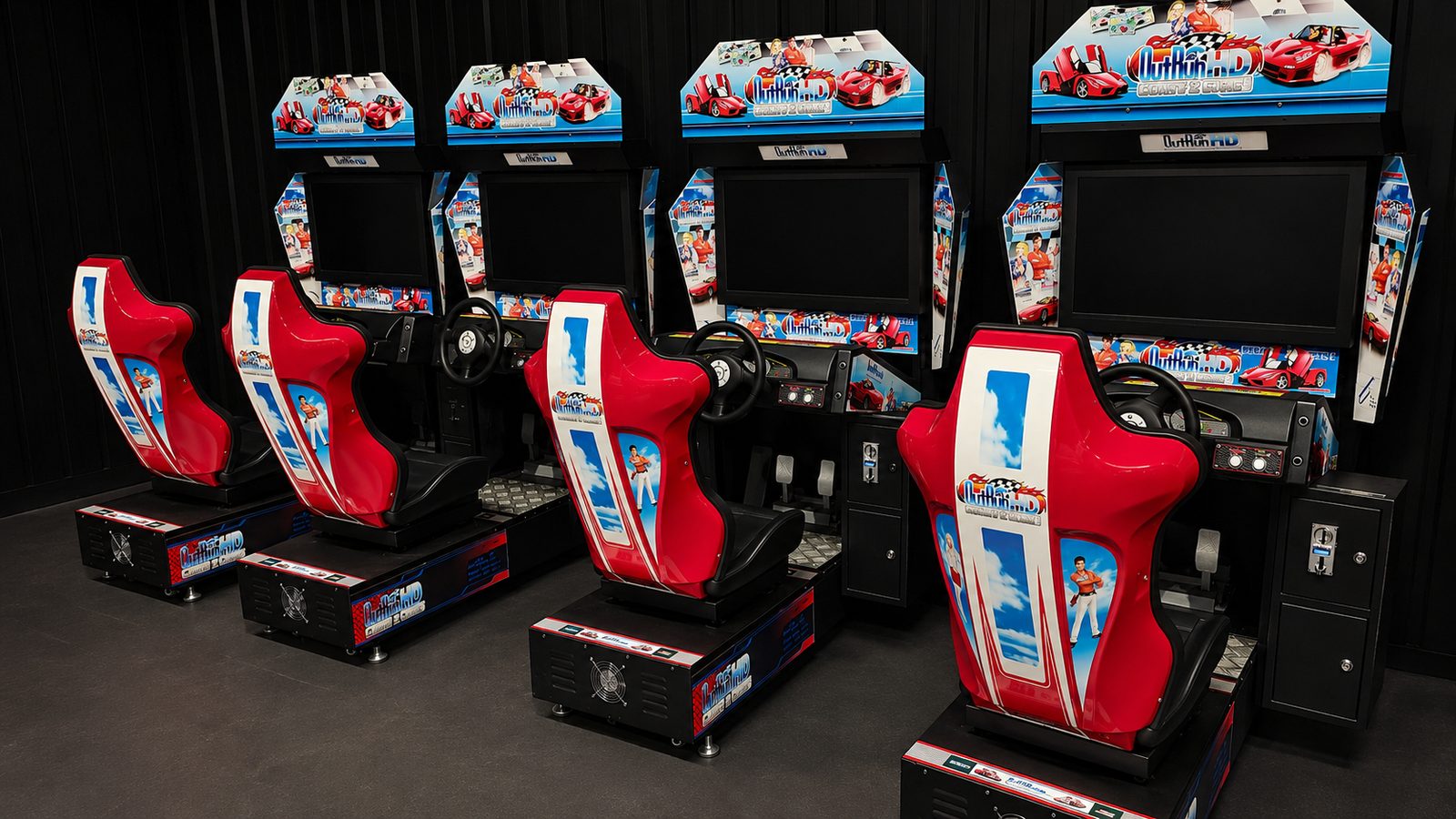 OutRun HD racing arcade machines